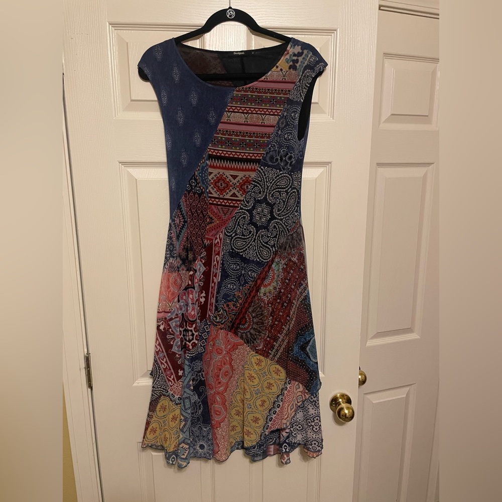 Desigual Boho Patch Dress
